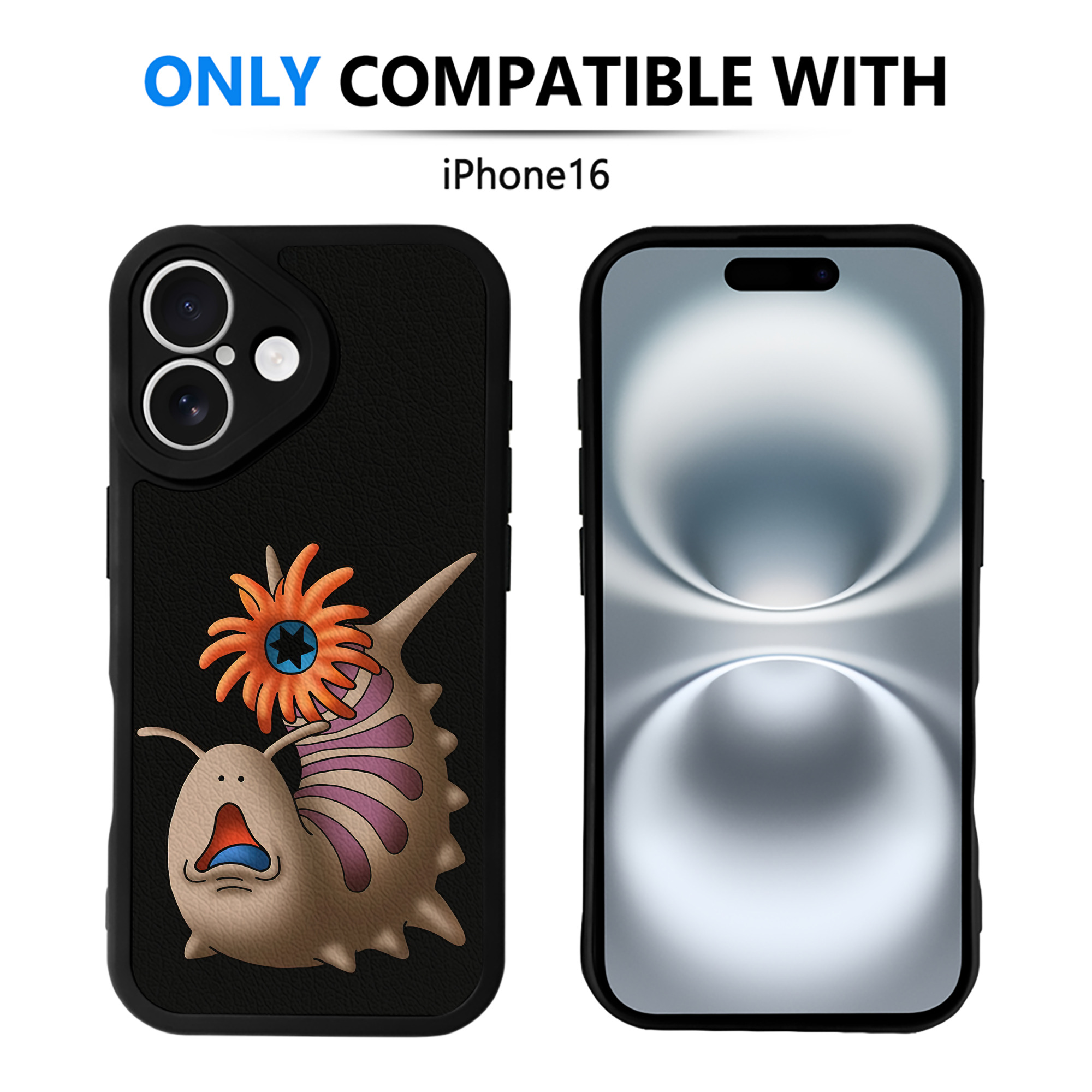 （画像用） ドラゴンクエスト Doragon Kuesuto Dragon Quest 【iPhone 16シリーズ対応】シリコンスマホケース（レザー調） 材質：シリコン